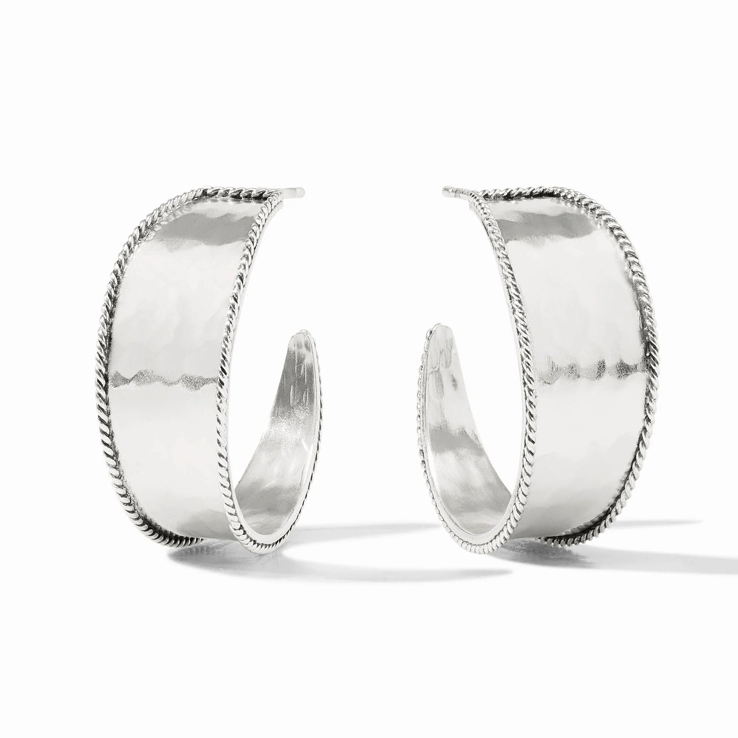 Savoy Hoop in Silver