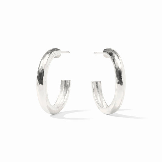 Havana Hoop in Silver