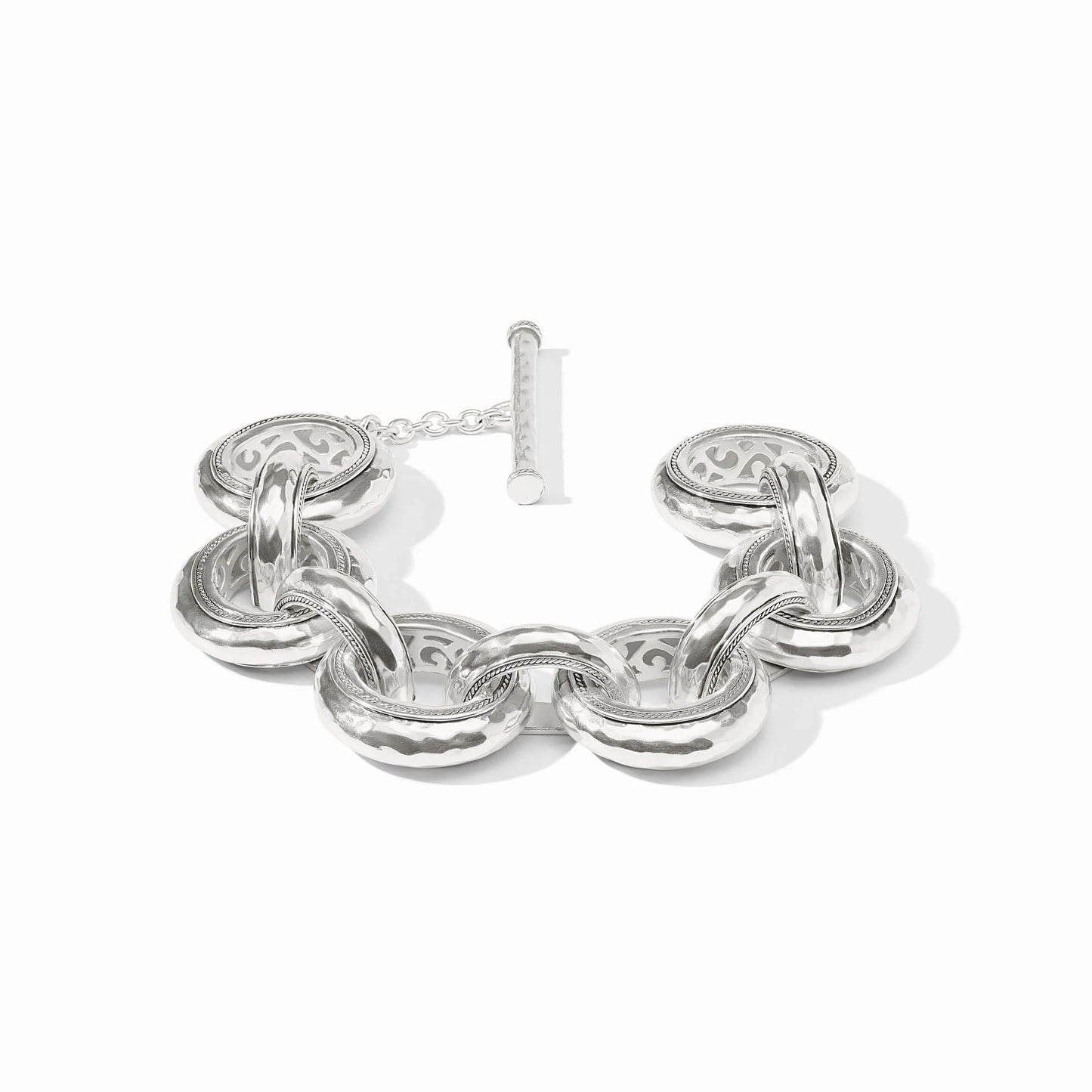 Cannes Link Bracelet in Silver