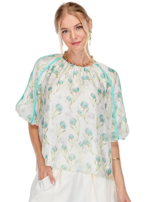 Green Tulip Top