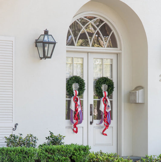 American Flag Wreath Sash
