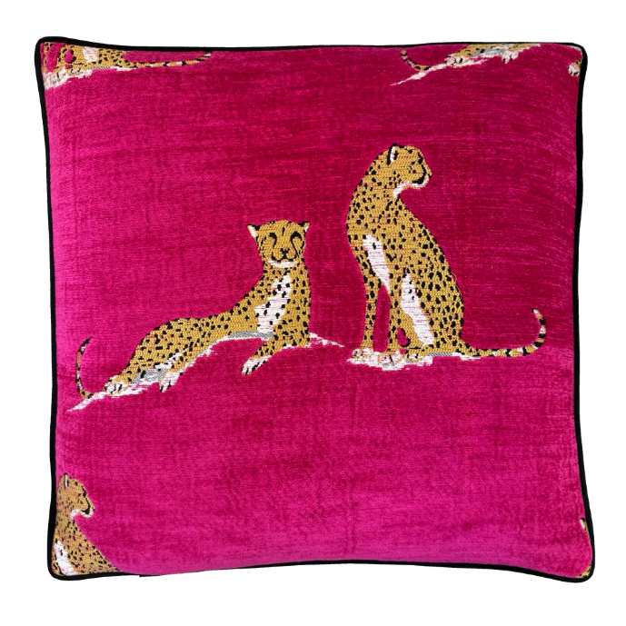 Tabbytha Hot Pink Pillow