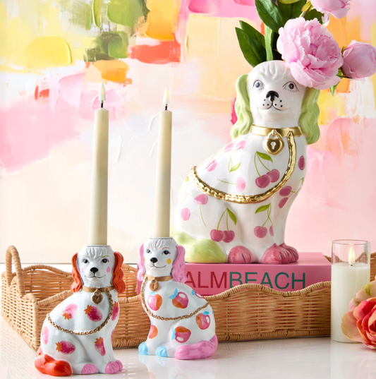5.75" Dog Candle Holder