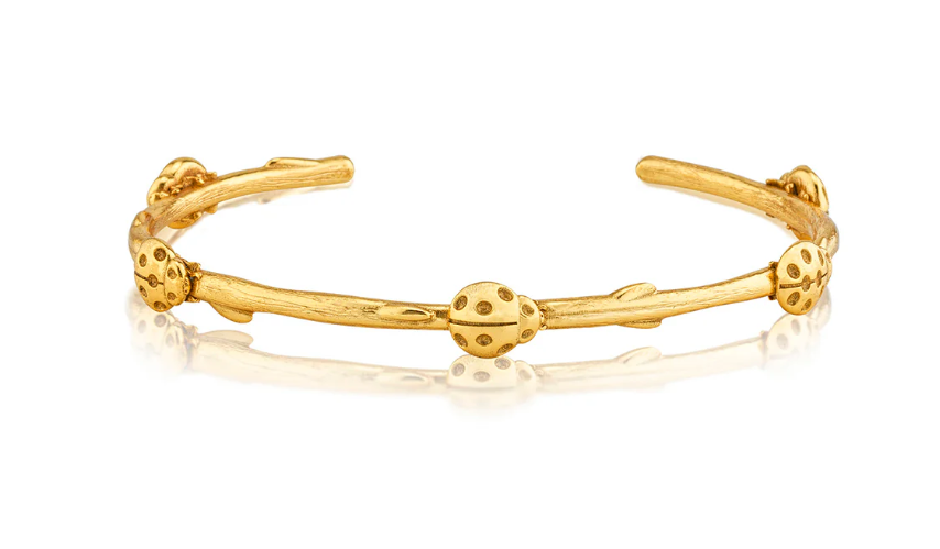 Meadow Ladybug Petite Cuff