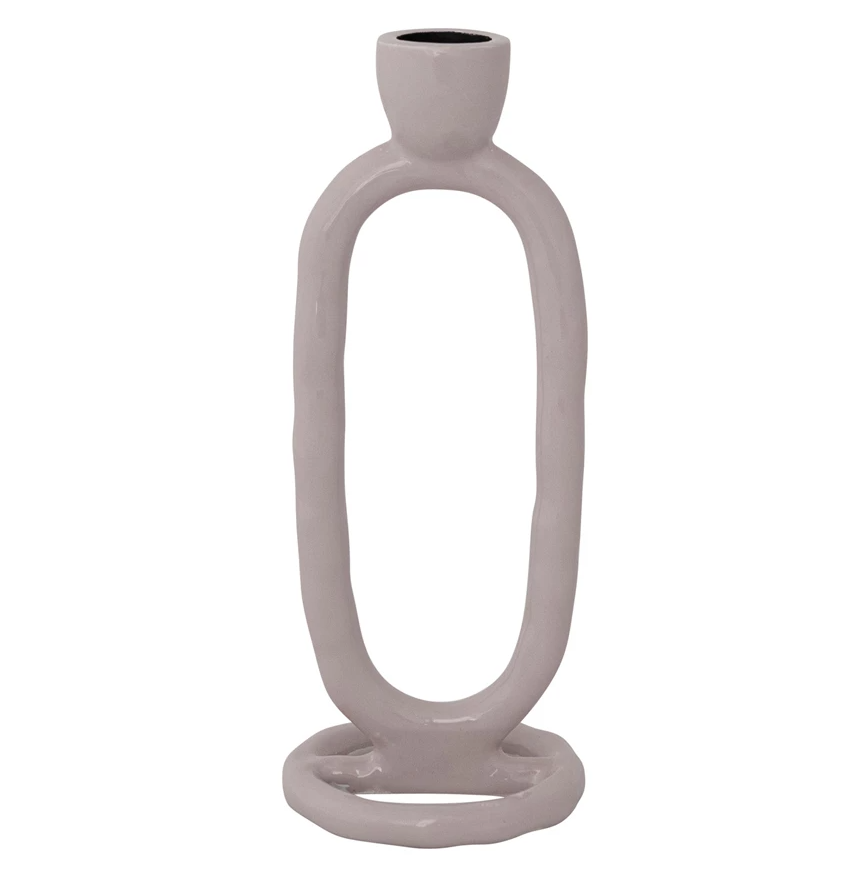 Lilac Oval Taper Holder