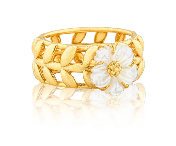 Villandry Fleur Vine Ring-sz.7