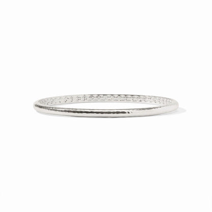 Havana Demi Bangle in Silver