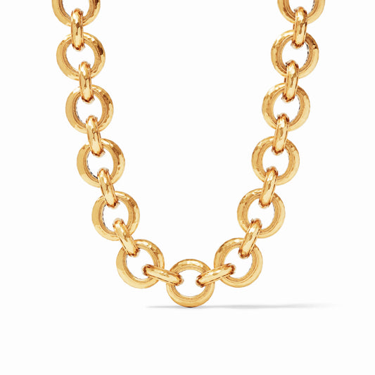Cannes Link Necklace in Gold