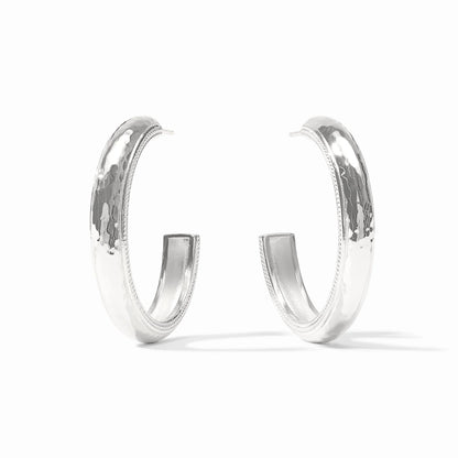 Cannes Hoop in Silver