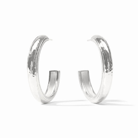 Cannes Hoop in Silver