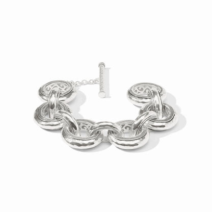 Cannes Link Bracelet in Silver