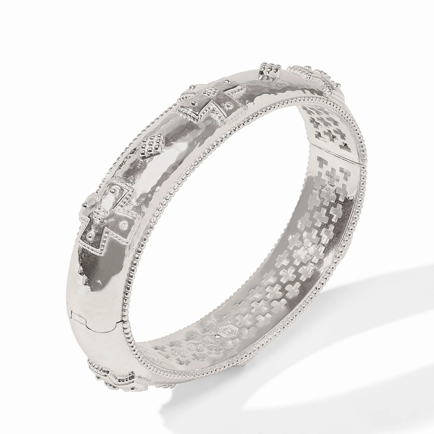 Canterbury Hinge Bangle in Silver