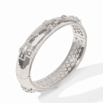 Canterbury Hinge Bangle in Silver