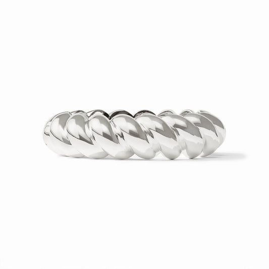 Ravello Statement Hinge Bangle in Silver