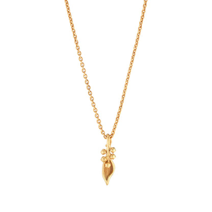 Meadow Lily Charm Necklace