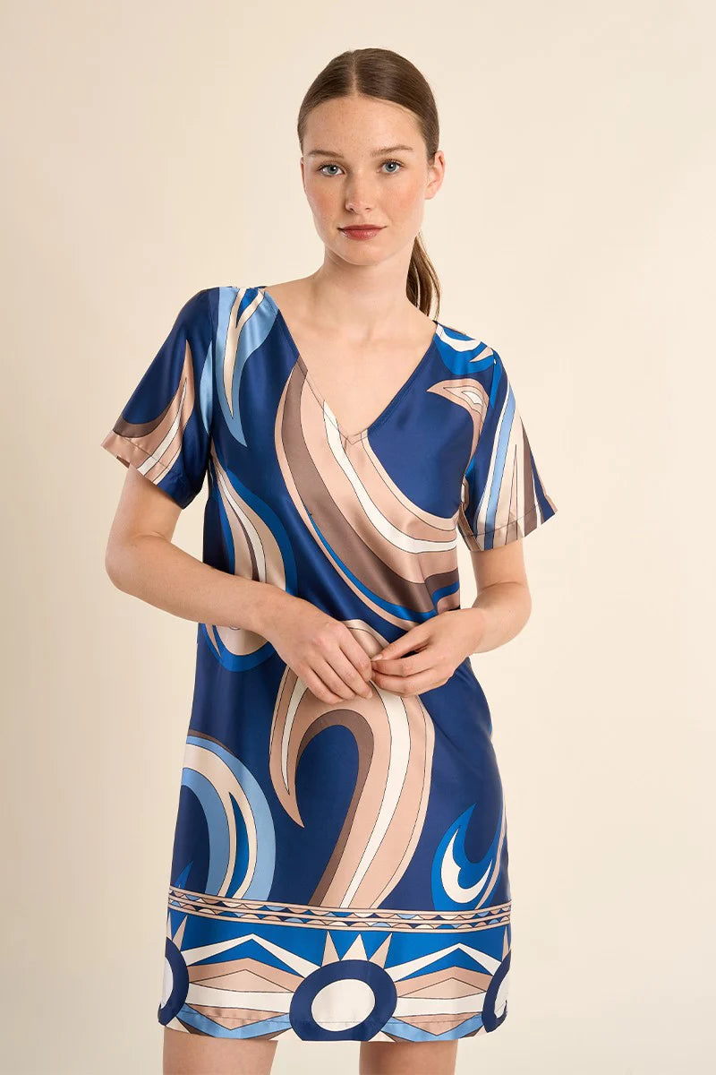 Printed t-shirt dress