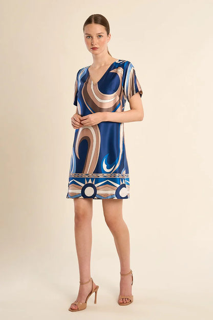 Printed t-shirt dress