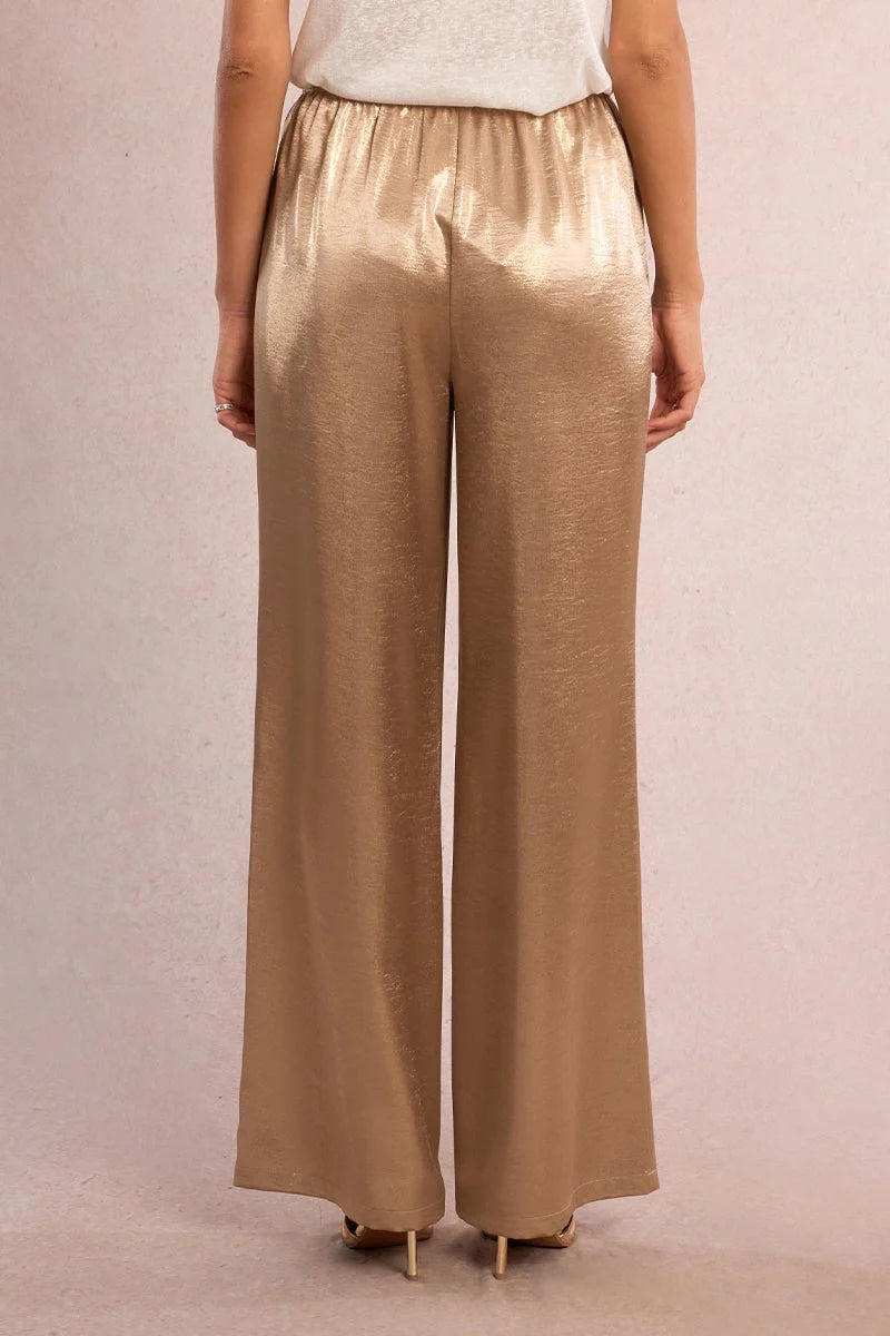 Satin High Waisted Trousers