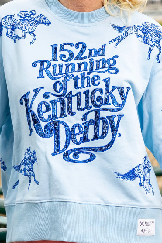 152nd Kentucky Derby Line Art Sweater