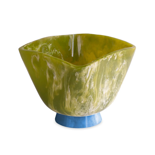 Rio Large Wine Bucket with Base (Green and Blue)