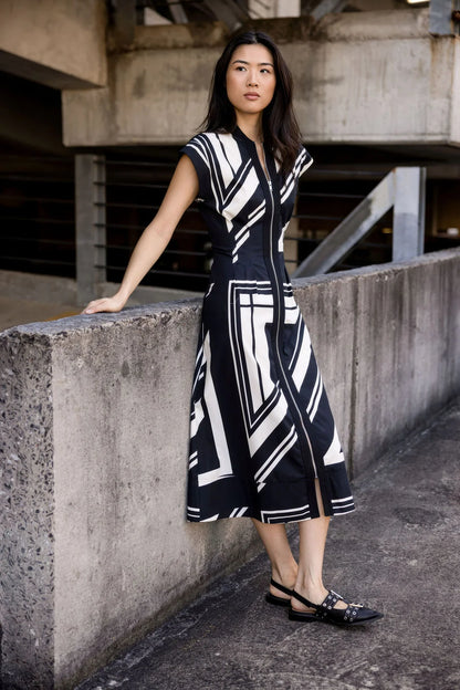 Rosalie Dress in Jet Noir