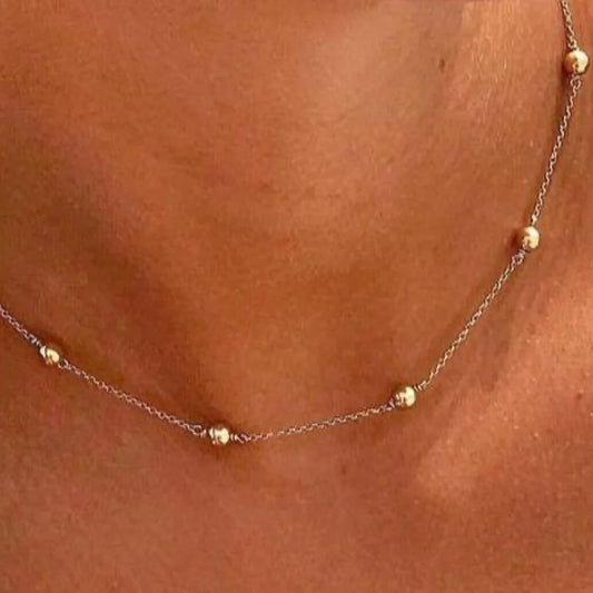 17" Choker Simplicity Chain Gold- Classic Gold 4mm