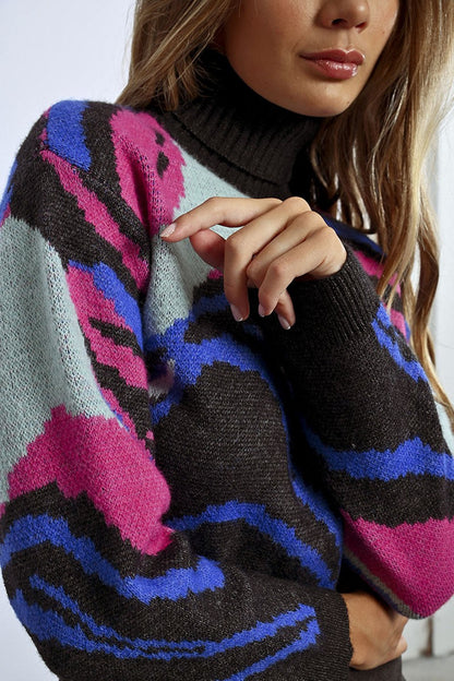 Knitted Sweater/Black