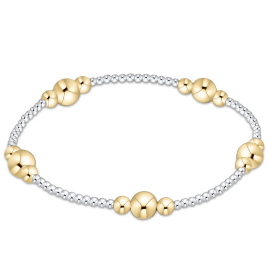 purpose mixed metal 6mm bracelet