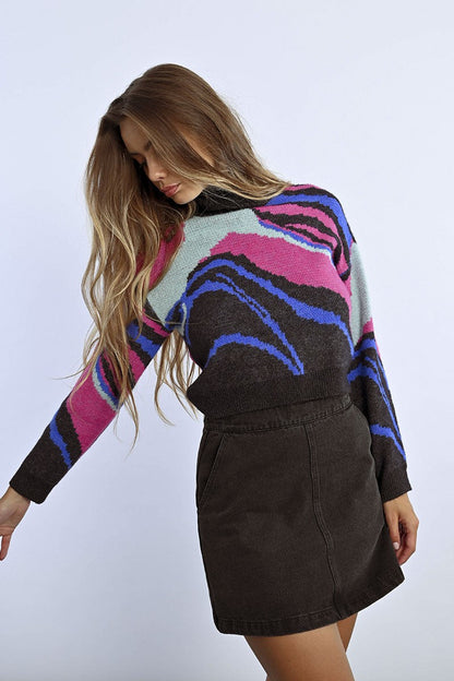 Knitted Sweater/Black