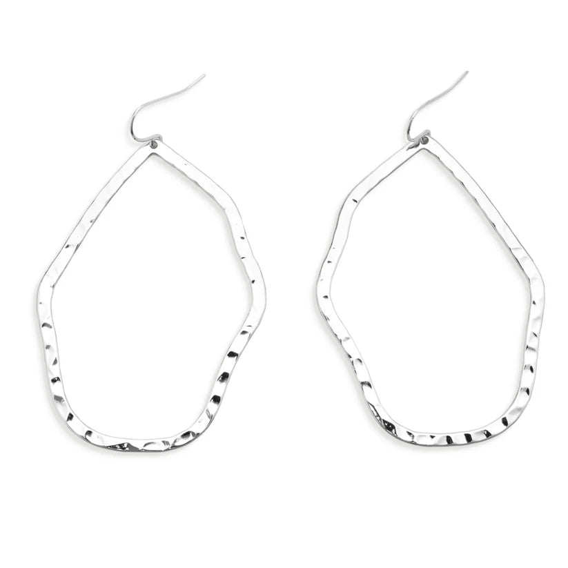 Banks Earrings in Silver