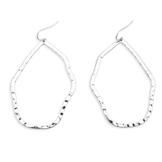 Banks Earrings in Silver