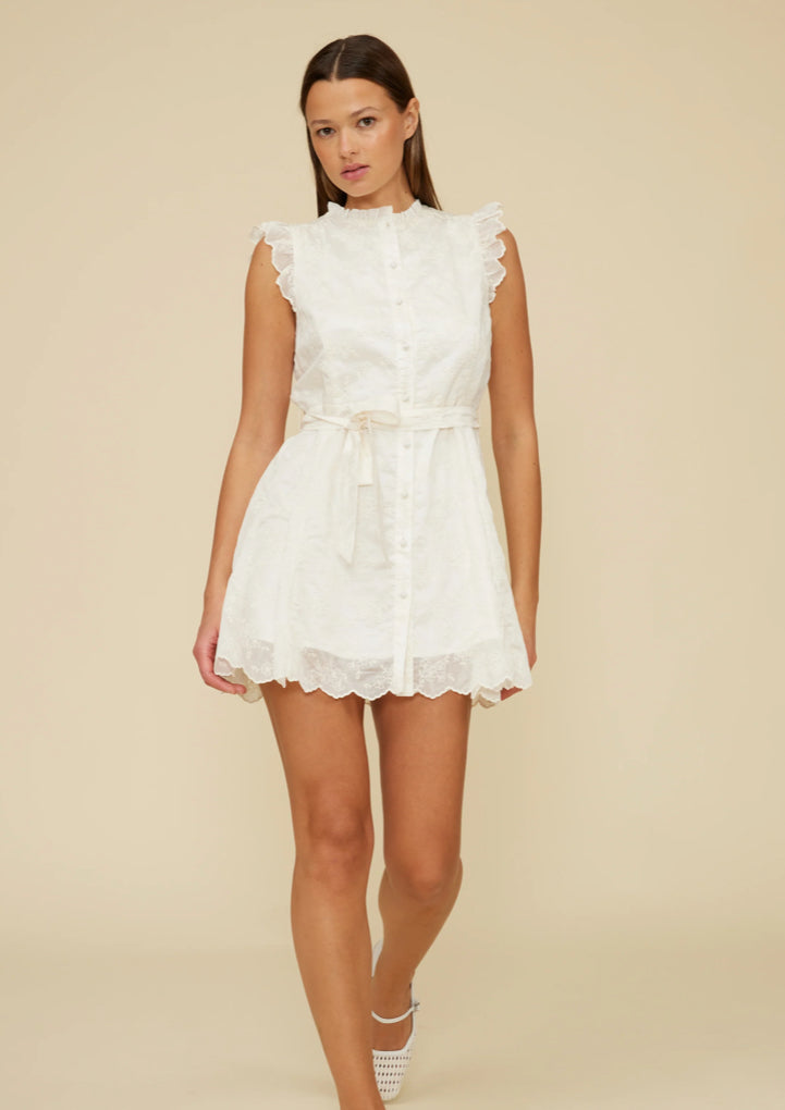 Ivory Sharla Mini Dress