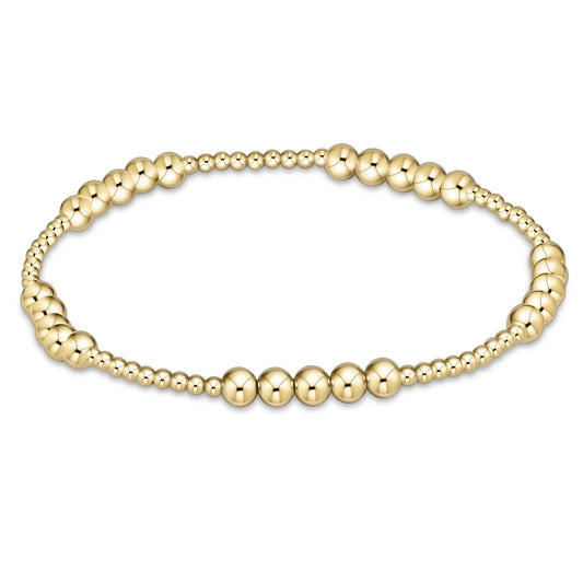 blissful gold 4mm bracelet