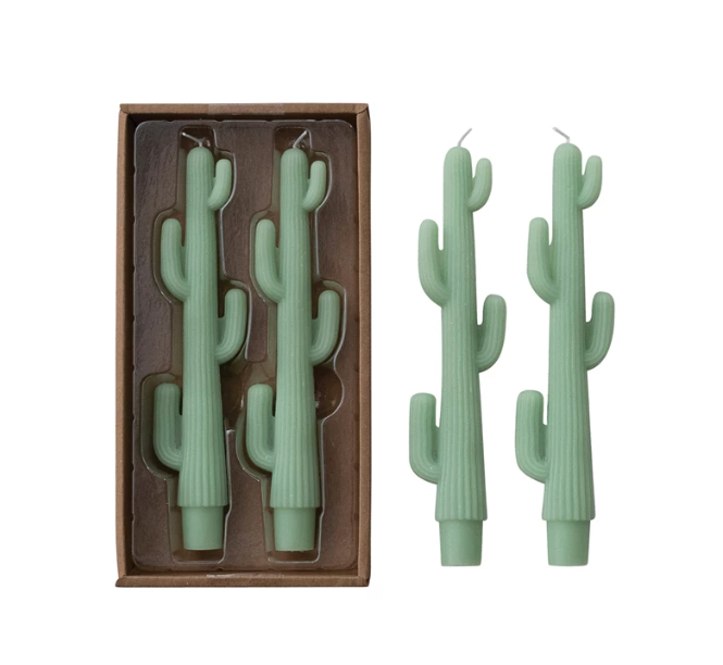 Cactus Shaped Taper Candles