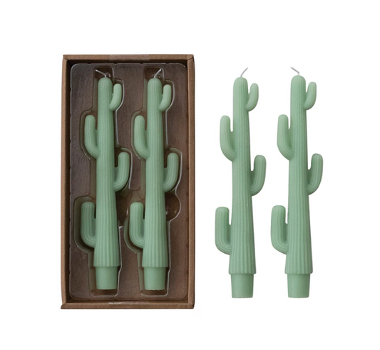 Cactus Shaped Taper Candles