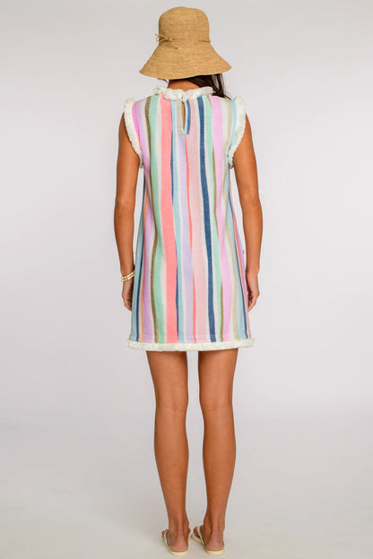 Ellie Dress in Sherbet Stripe