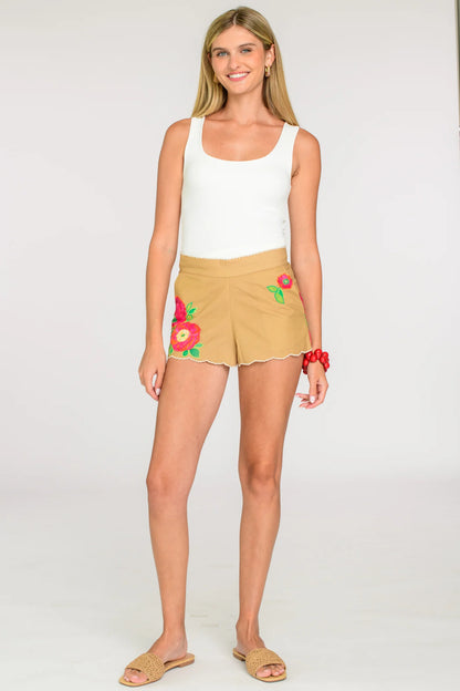 Jojo Shorts in Poppy Patch