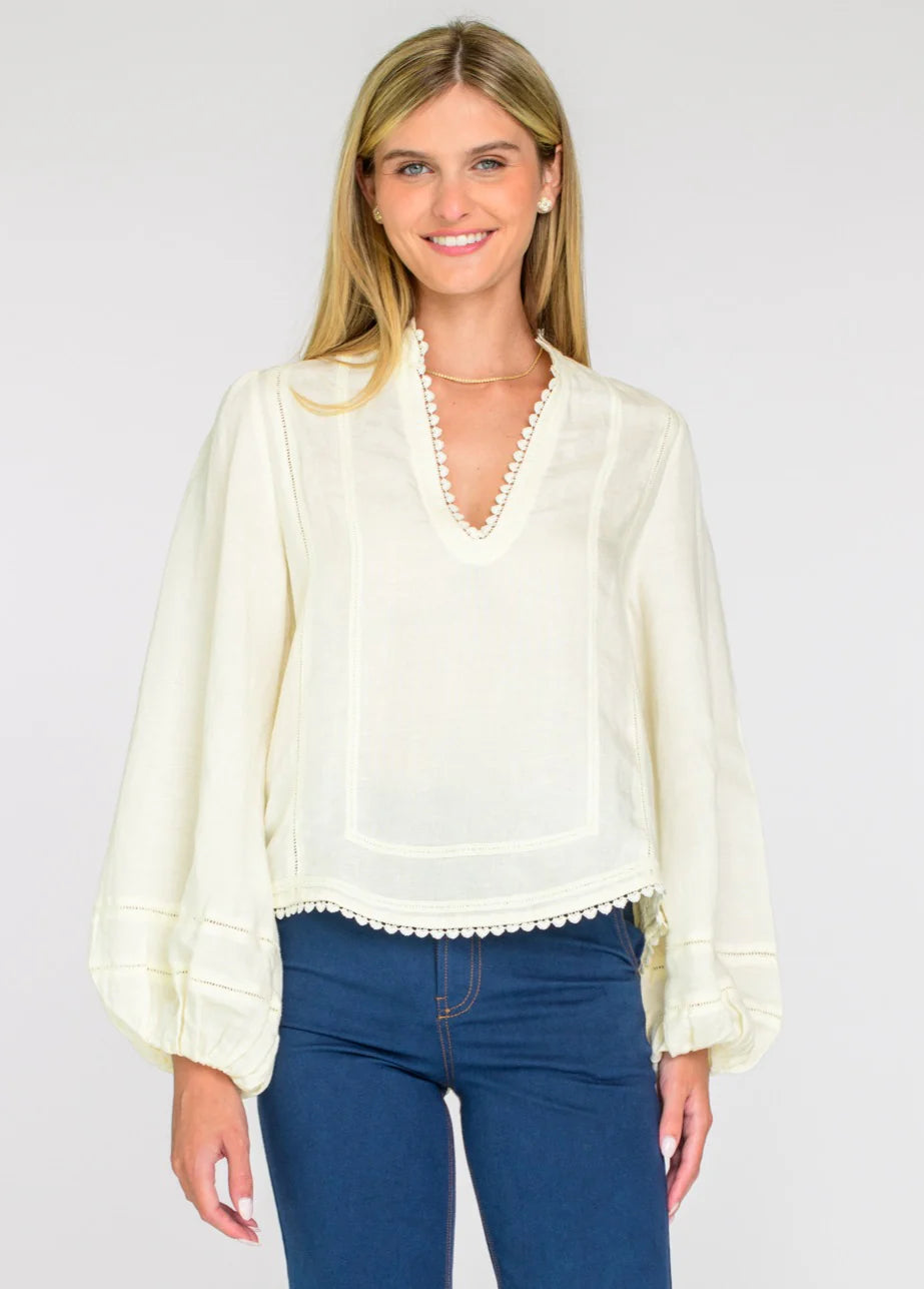 Katie Top in Vanilla