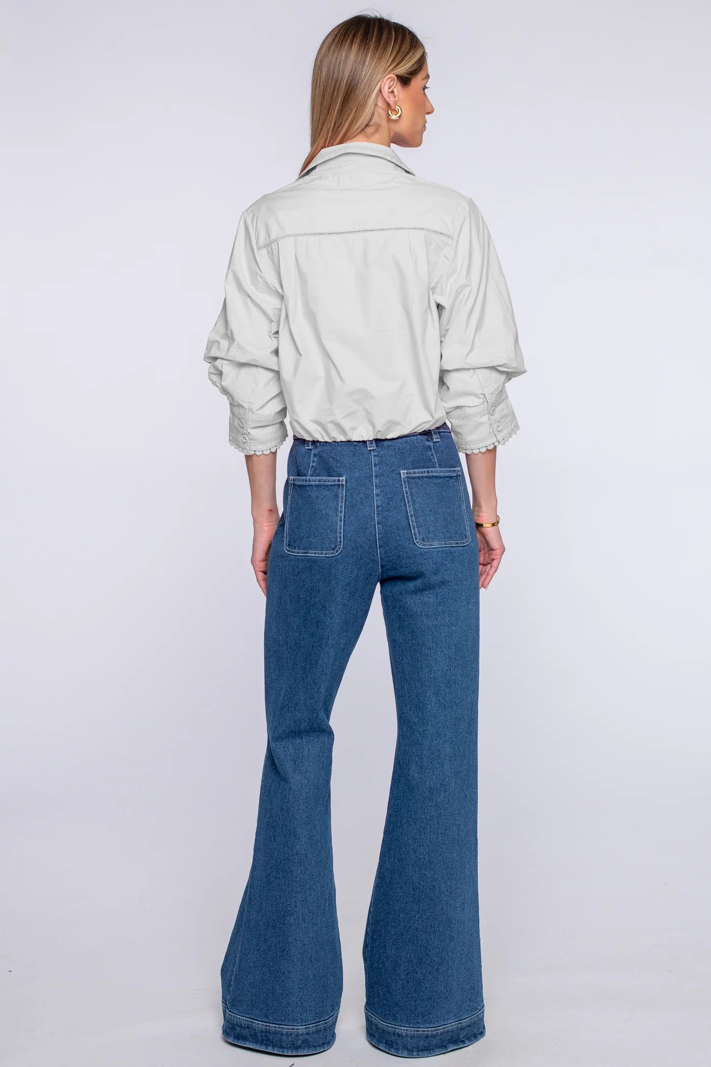 Carter Top in Solid White
