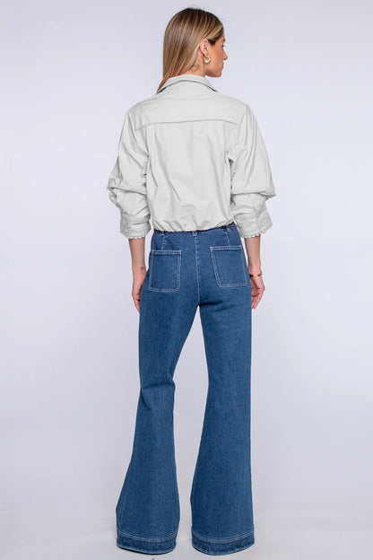 Carter Top in Solid White