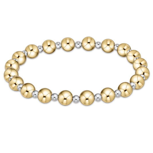 grateful mixed metal 6mm bracelet