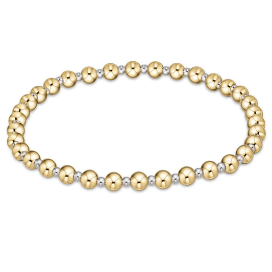 grateful mixed metal 4mm bracelet