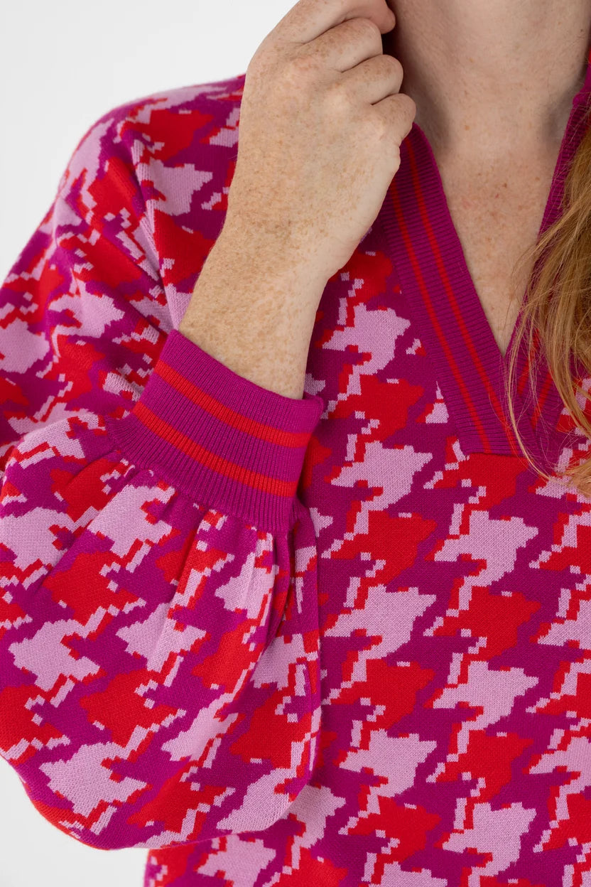 Lolli Sweater in Houndstooth