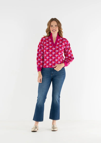 Lolli Sweater in Houndstooth