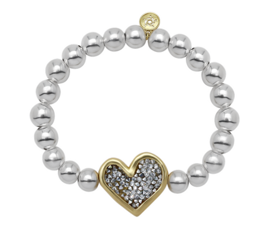 Kristal Abundant Heart Bracelet