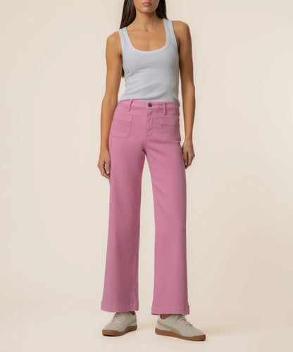 Meg High Rise Wide Leg in Cupcake