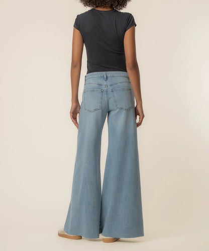 Blake High Rise Super Wide Leg in Transcendent Wash