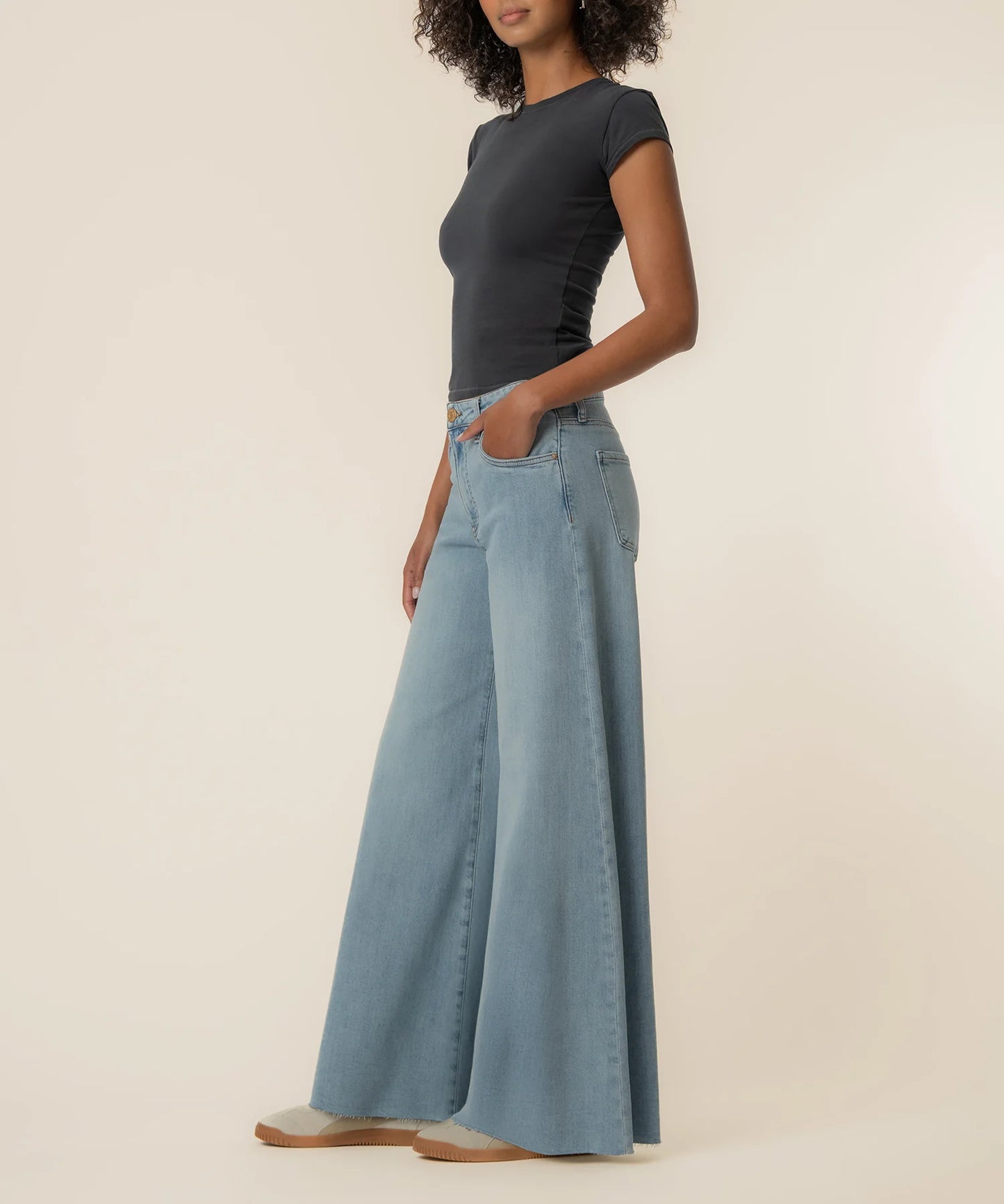 Blake High Rise Super Wide Leg in Transcendent Wash