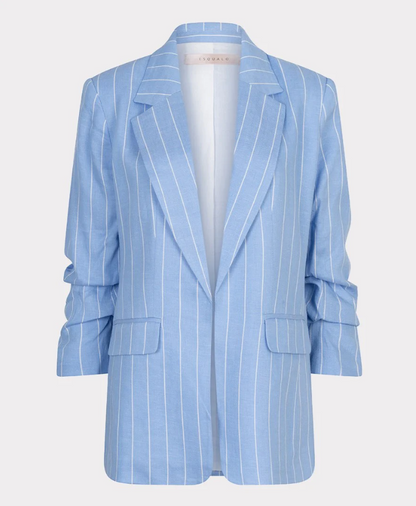 Linen Stripe Blazer