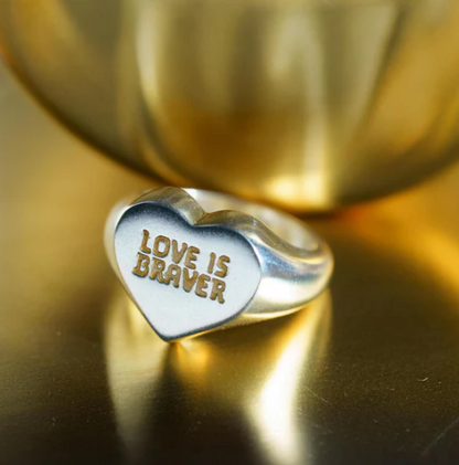 Love Is Braver Ring